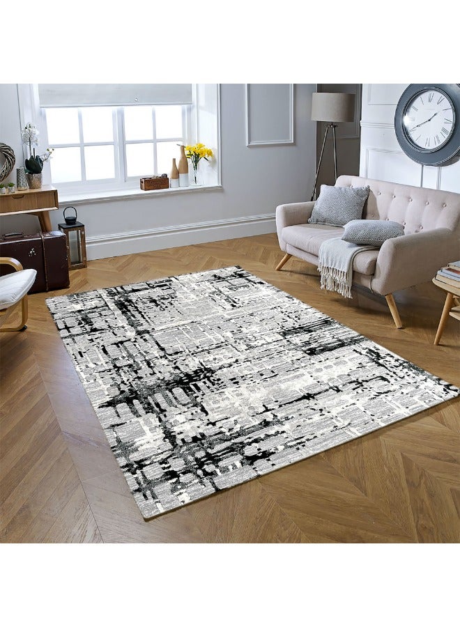 HANDPICKED FURNITURE Handpicked Furniture Abstract Green Rug, Ultra Soft Area Carpets For Bed Room, Living Room, And Dining Room, Antislip Floor Carpets, Easy To Clean, Made In Turkey  - Image 2