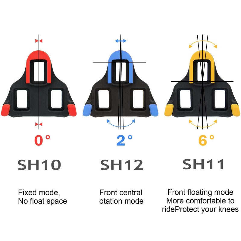 Thinvik Road Bike Cleats for Shimano SPD-SL Locking Cycling Pedals Cleat for Shimano SH10 System Shoes - 0 Degree Float - Image 5