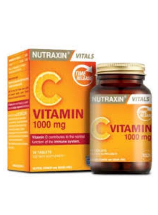 نوتركسين نيوتراكسين فيتامين سي 1000 ملغ إطلاق تدريجي 30 قرصًا - Image 2