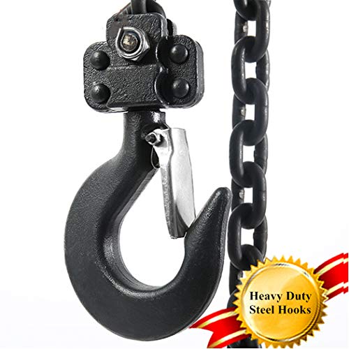 Ymachray Manual Lever Hoist Come Along 3/4 TON 1650 LBS Capacity 10FT Lift 2 Heavy Duty Hooks Commercial Grade Steel for Lifting Pulling Construction Building Garages Warehouse Automotive Machinery - Image 5