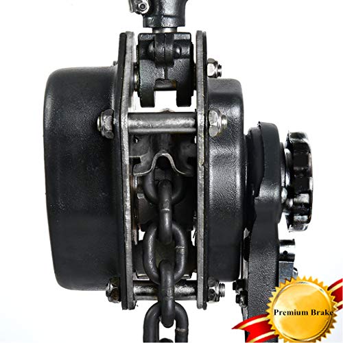 Ymachray Manual Lever Hoist Come Along 3/4 TON 1650 LBS Capacity 10FT Lift 2 Heavy Duty Hooks Commercial Grade Steel for Lifting Pulling Construction Building Garages Warehouse Automotive Machinery - Image 4