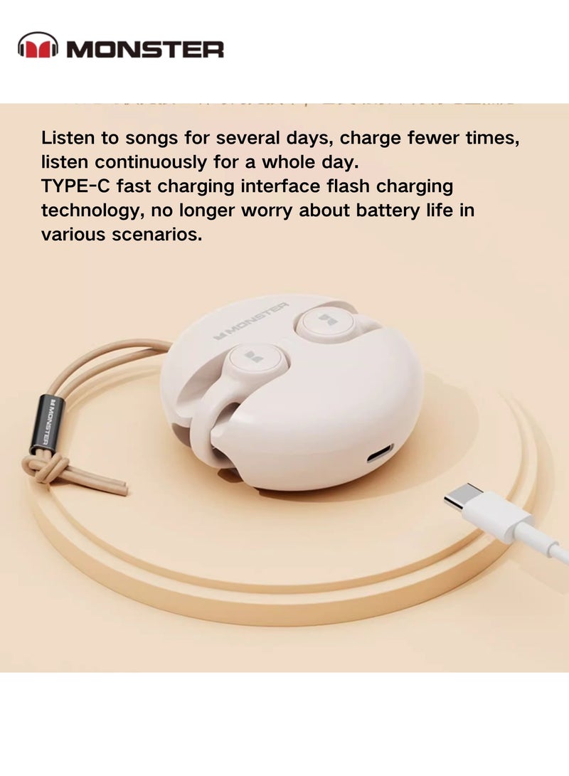 Monster XTK21 Ear Clip Bluetooth Headset – Seamless Connectivity, Hifi Sound, & 24hr Battery Life