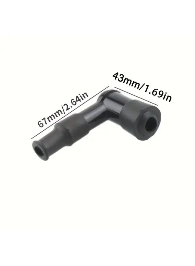 8pcs Durable Rubber Spark Plug Caps For Motorcycles And Scooters - Image 2