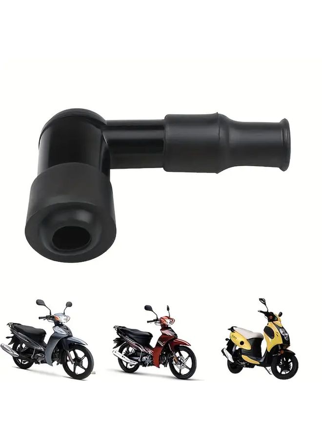 8pcs Durable Rubber Spark Plug Caps For Motorcycles And Scooters - Image 5