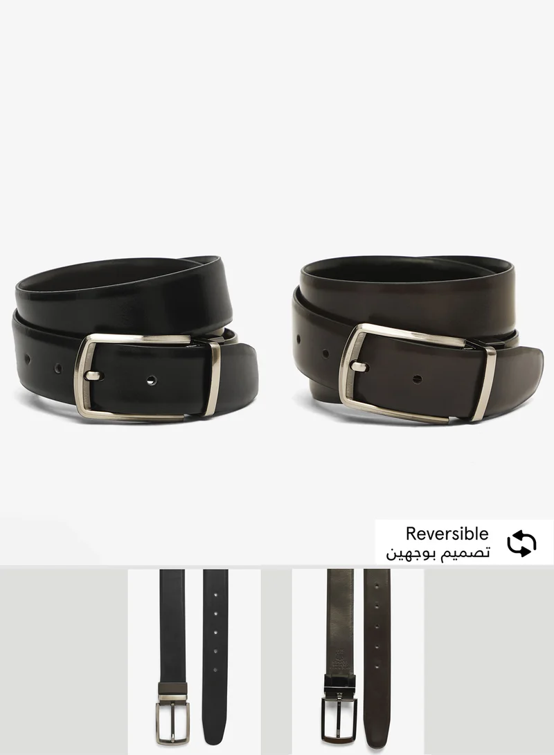 Genuine Leather Reversible & Resizable Formal Belt