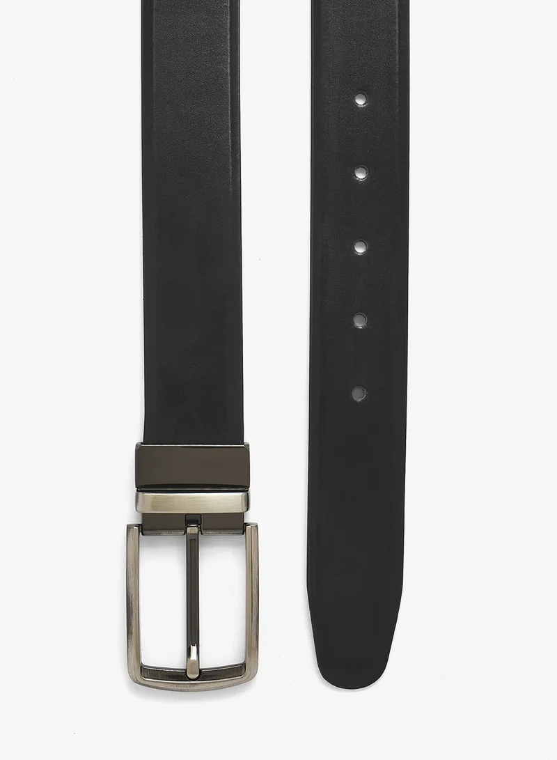 Robert Wood  Genuine Leather Reversible & Resizable Formal Belt for Men | Best Price UAE
