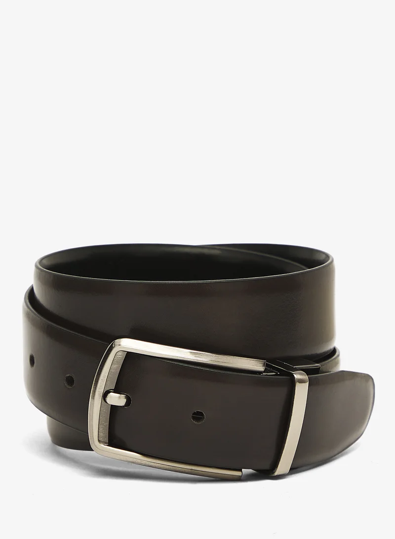 Robert Wood  Genuine Leather Reversible & Resizable Formal Belt for Men | Best Price UAE