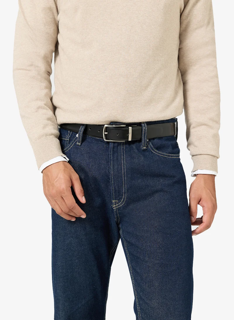 Robert Wood  Genuine Leather Reversible & Resizable Formal Belt for Men | Best Price UAE