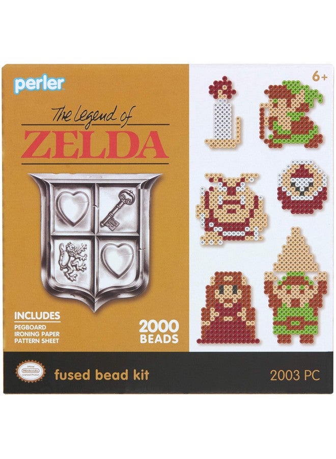 Perler Beads Link Legend Of Zelda Fused Bead Kit, 2002Pc., Small - Image 1