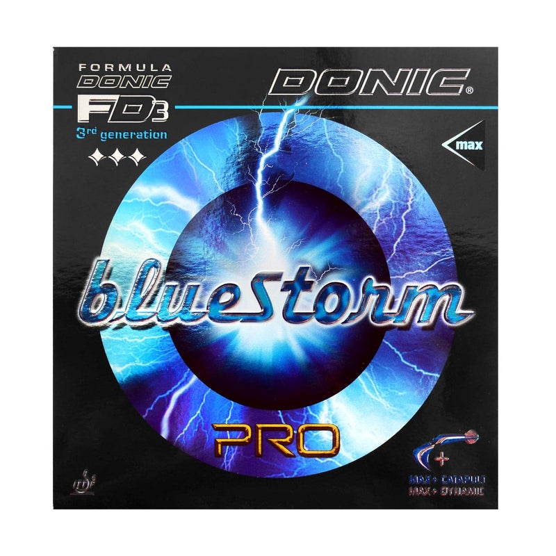 donic مطاط تنس الطاولة BlueStorm Pro AM Max، اللون - أسود - Image 1