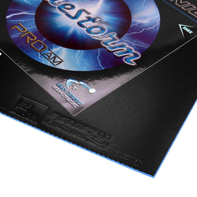 donic مطاط تنس الطاولة BlueStorm Pro AM Max، اللون - أسود - Image 3