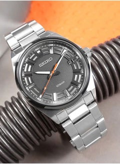 Seiko Men's Analog Round Shape Stainless Steel Wrist Watch SUR507P1 - 40 Mm 