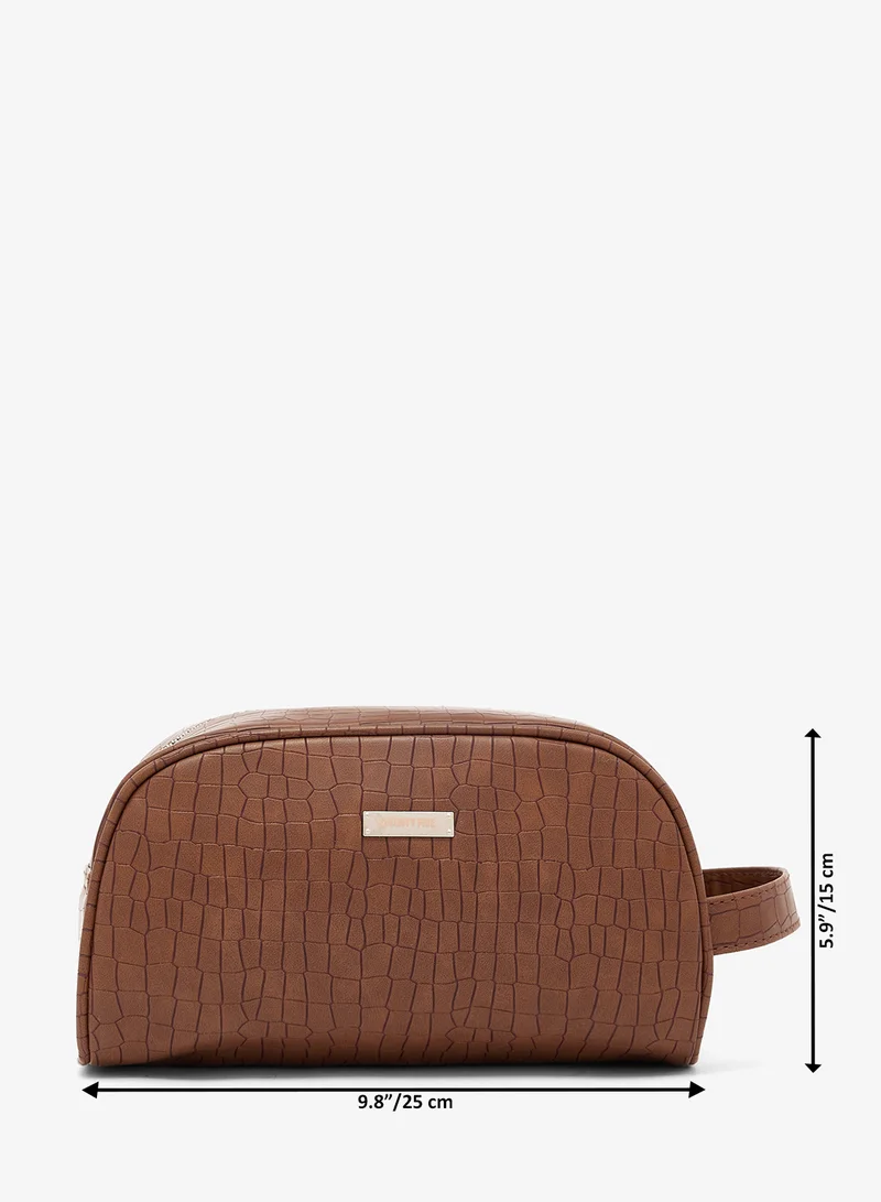 Seventy Five  zip detail toiletry bag for Men | Best Price UAE