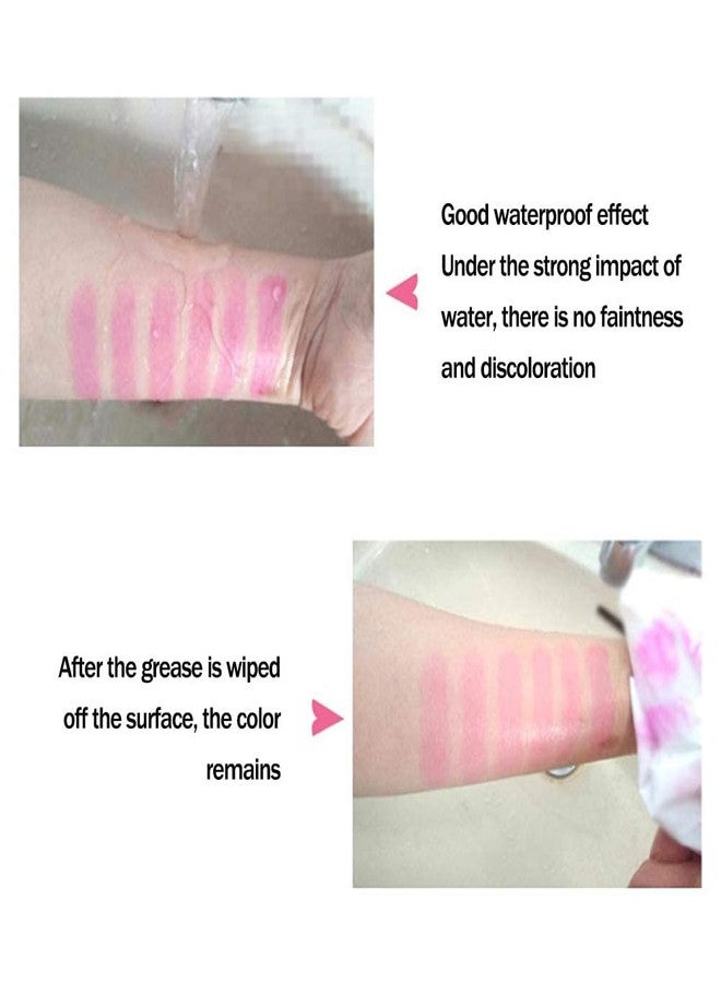 RedOak Crystal Clear Flower Jelly Color Changing Lipstick Set - Pack of 6 - Image 4