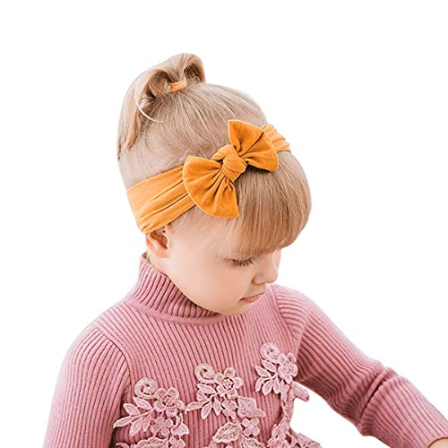 MAYCREATE 6 Piece Baby Nylon Headbands,Turban Knotted Girls Hairband Super Soft And Stretchy Hair Wrap For Newborn Toddle Childrens Girls 123456 Year Old,Assorted - Image 5