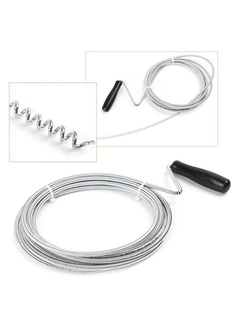 AB AB Tools 5M Heavy-Duty Spring Drain Unblocker - Image 1