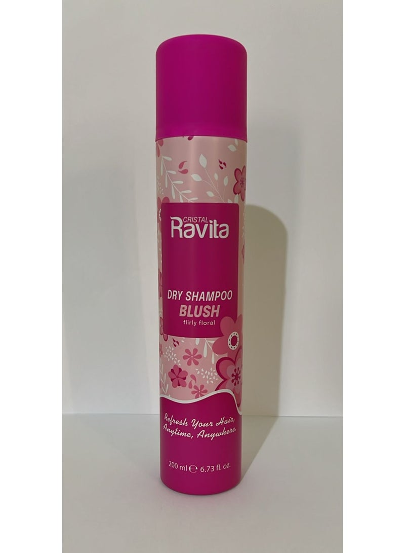 CRISTAL Ravita Blush Flirly Floral Dry Shampoo 200ml