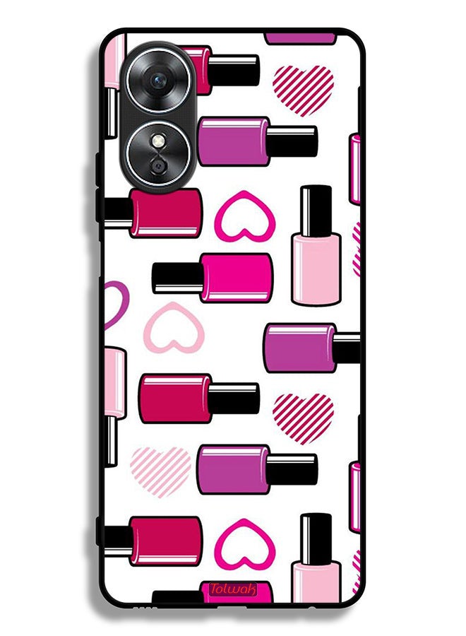 Tolwak Oppo A17 Protective Case Cover Lipstick Lover - Image 2
