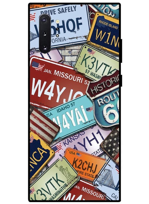 Protective Case Cover For Samsung Galaxy Note 10 Plus Smart Series Printed Protective Case Cover for Samsung Galaxy Note 10 Plus Number Plates