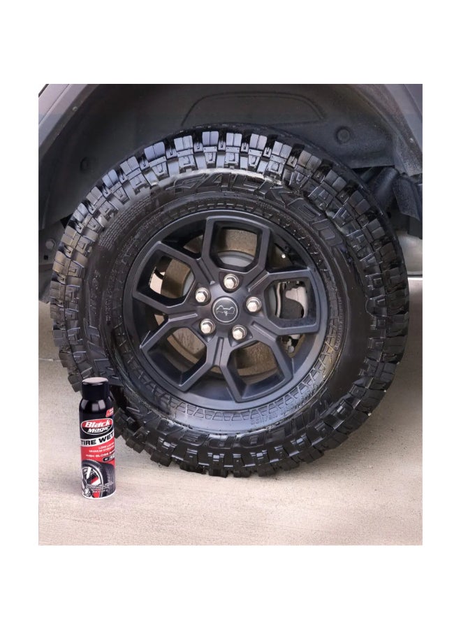 بلاك ماجيك بخاخ ملمع الإطارات لمعان عالي ورطب طويل الأمد 411 جرام BC23220 - Image 4