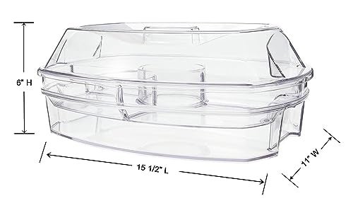 Prodyne Ice Party Platter, 15 1/2" x 11" x 6", Clear - Image 3