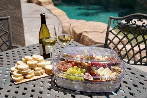 Prodyne Ice Party Platter, 15 1/2" x 11" x 6", Clear - Image 5