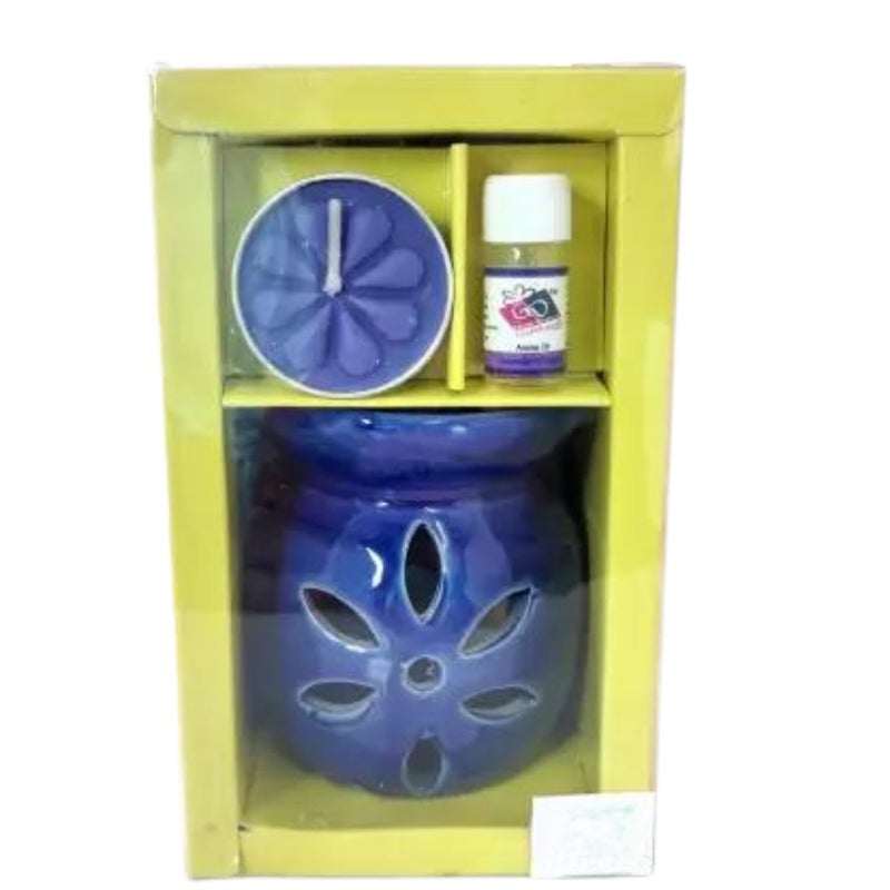 Gifdeco Gifdeco Lavender Blossom 3 ML Diffuser Set Diffuser Aroma Oil 3 x 1 Units - Image 1