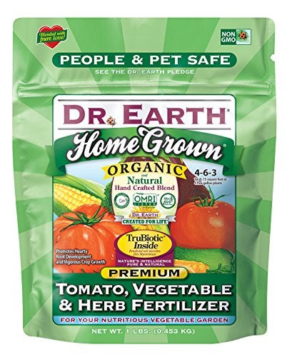 Dr. Earth 73416 1 lb 4-6-3 MINIS Home Grown Tomato, Vegetable and Herb Fertilizer - Image 1