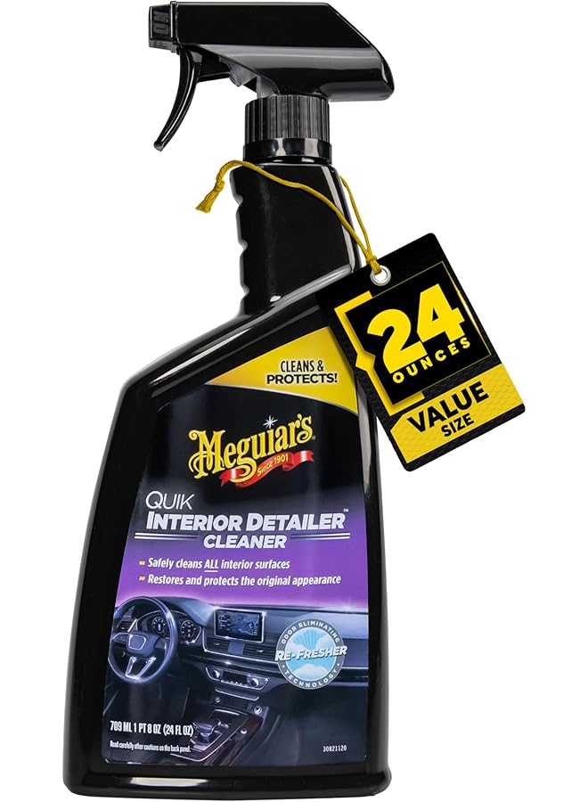 Meguiar's Quik Interior Detailer Cleaner - 24 Oz Spray Bottle - Image 1