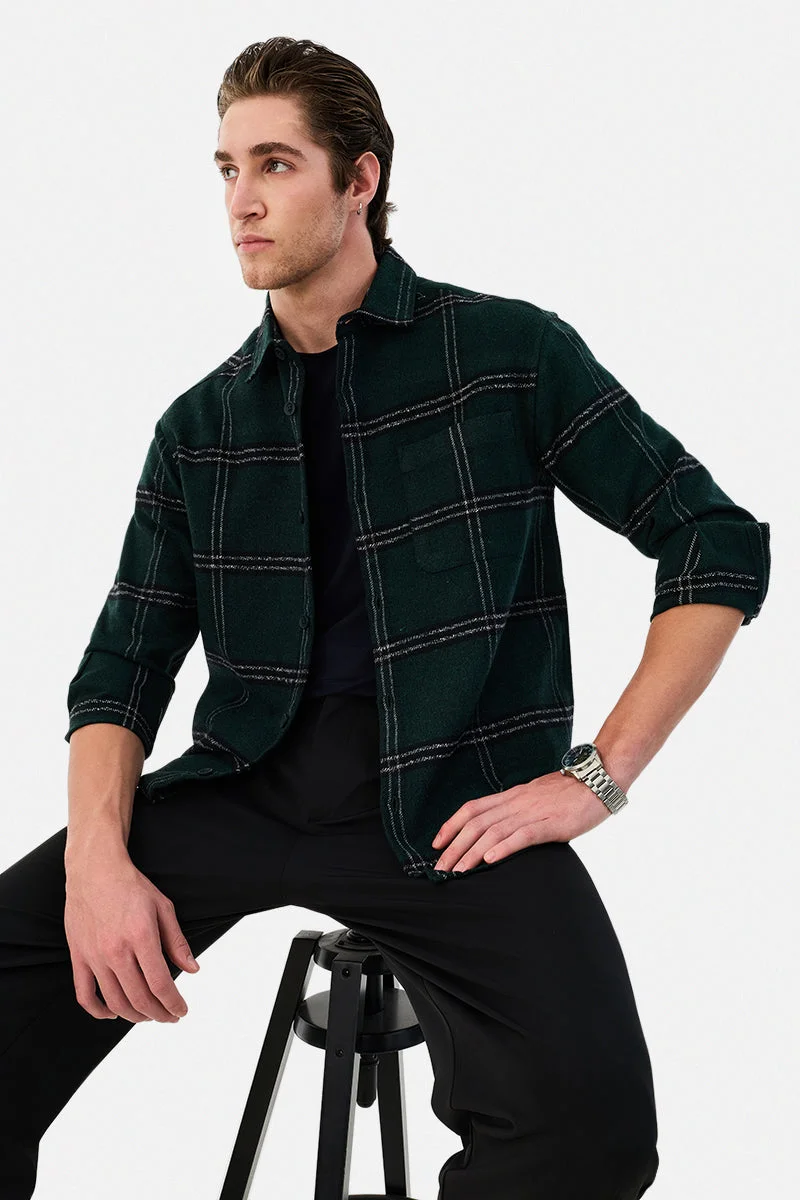 SNITCH Light Weight Flannel Checks Shirt