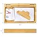 Nagpew Sand Tray for Kids Montessori Sand Therapy Tray with Lid Bamboo Writing Play Toy Learning Tool for Writing Letters Numbers Drawing Classroom Preschool Must Have - Image 4