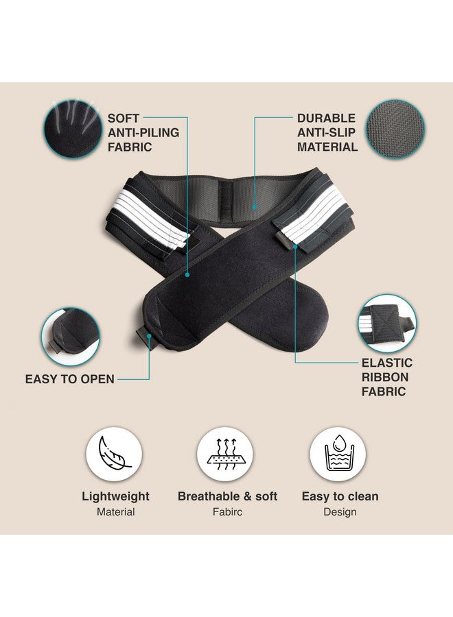 Wonder Care Sacroiliac Si Joint Hip Belt Pelvic Support Belt Lower Back Support Brace For Men And Women - Trochanter Belt - Sciatica Pelvis Lumbar Hip Pain Relief_Fits To 32"-47"  - Image 3
