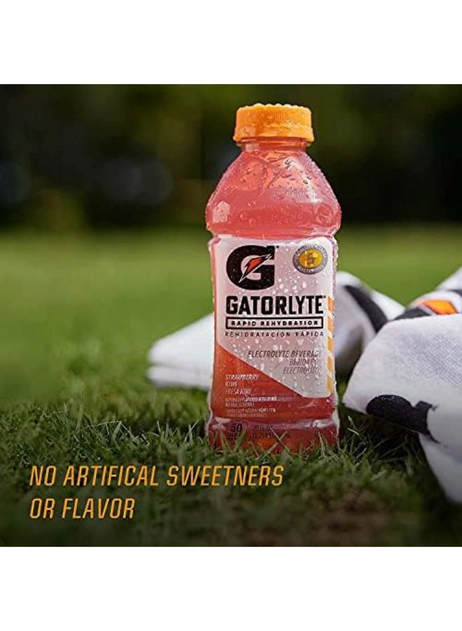 Gatorlyte Gatorade Rapid Rehydration Electrolyte Beverage, Mixed Berry, 20oz Bottles (12 Pack) - Image 3