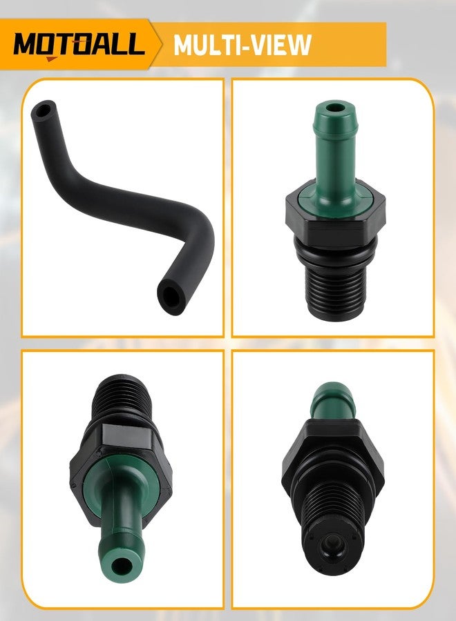 MOTOALL طقم خرطوم تهوية علبة المرافق MOTOALL 11823-JA00 وصمام تهوية علبة المرافق 11810-6N202 مناسب لنيسان ألتيما 2007-2013 ومورانو 2012 - Image 4