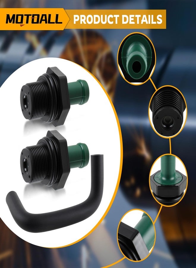 MOTOALL طقم خرطوم تهوية علبة المرافق MOTOALL 11823-JA00 وصمام تهوية علبة المرافق 11810-6N202 مناسب لنيسان ألتيما 2007-2013 ومورانو 2012 - Image 3