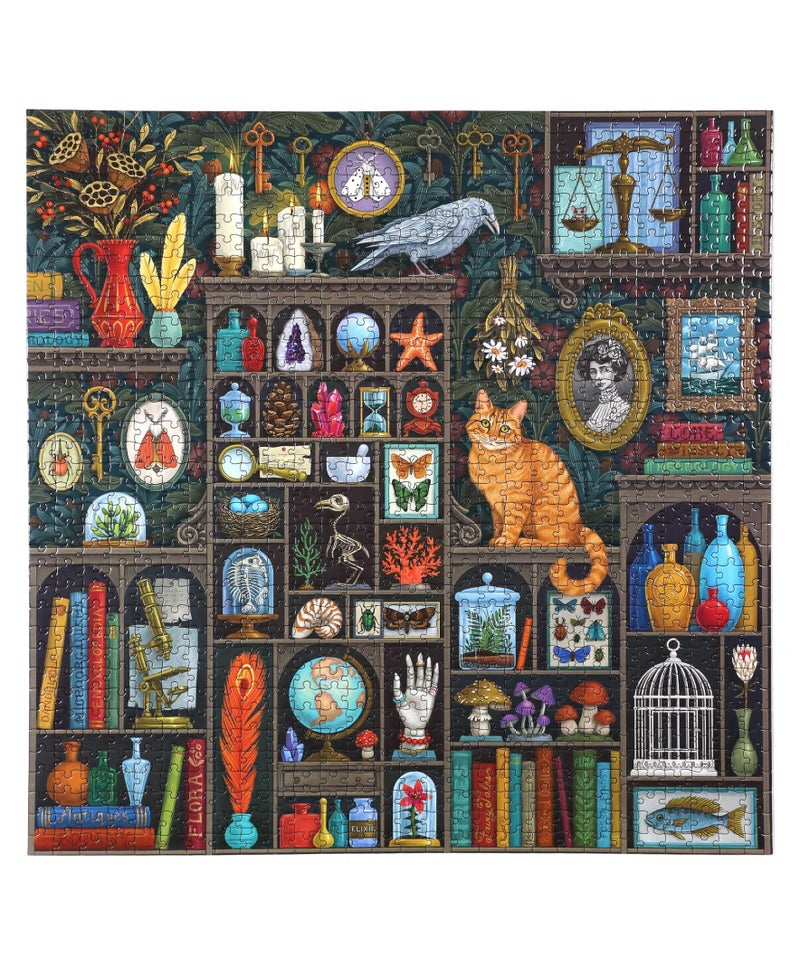 eeBoo: Piece and Love Alchemist Cabinet 1000 Piece Square Jigsaw Puzzle, Jigsaw Puzzle for Adults and Families, Includes Glossy, Sturdy Pieces and Minimal Puzzle Dust - Image 4