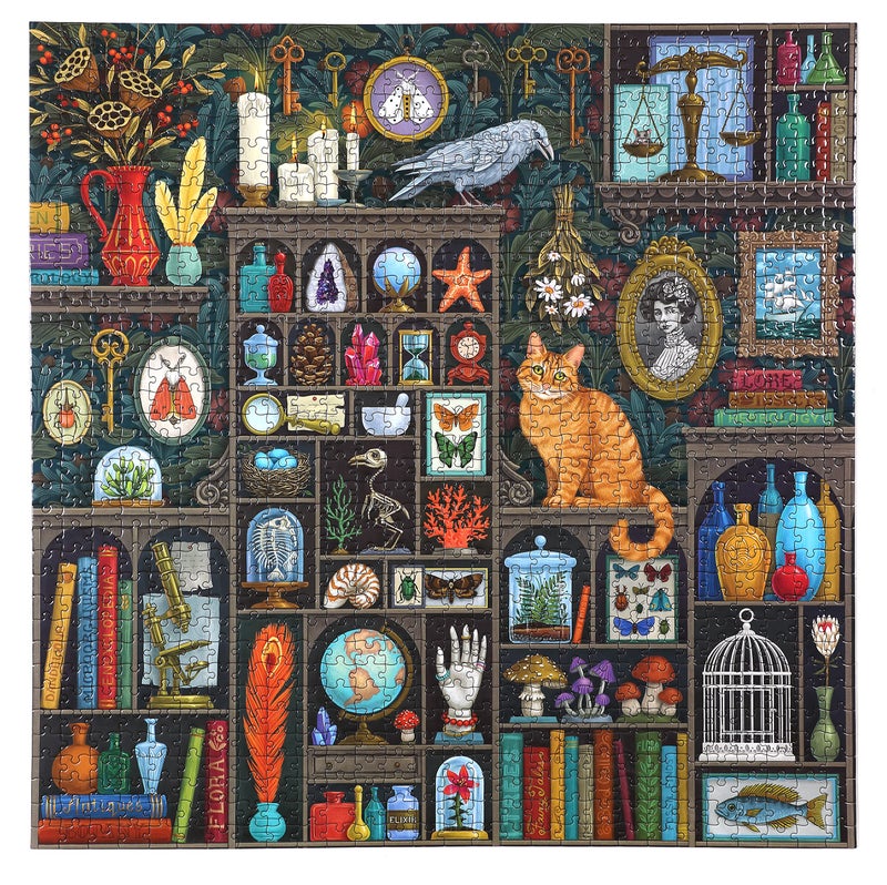 eeBoo: Piece and Love Alchemist Cabinet 1000 Piece Square Jigsaw Puzzle, Jigsaw Puzzle for Adults and Families, Includes Glossy, Sturdy Pieces and Minimal Puzzle Dust - Image 2
