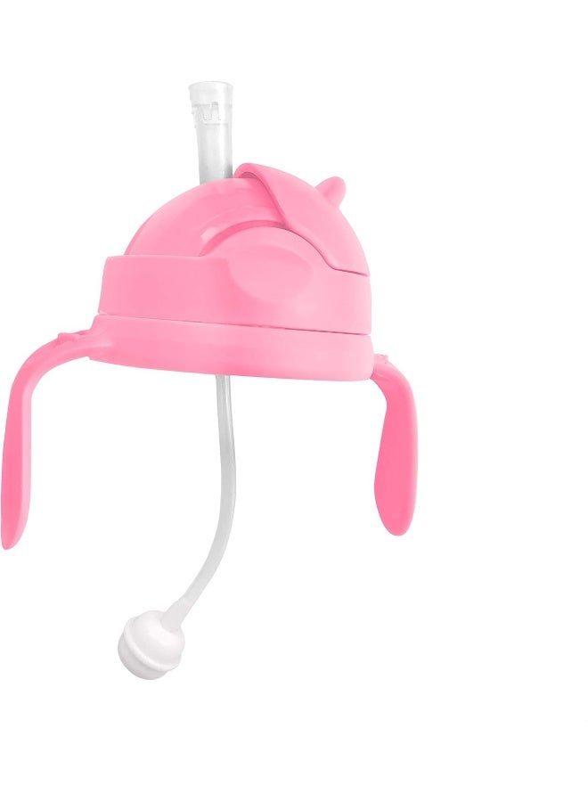 AnPei مجموعة تحويل كوب الشرب المزود بقشة 3 في 1 من ANPEI لزجاجة كوموتومو للأطفال 5 أونصات و 8 أونصات (وردي) - Image 1