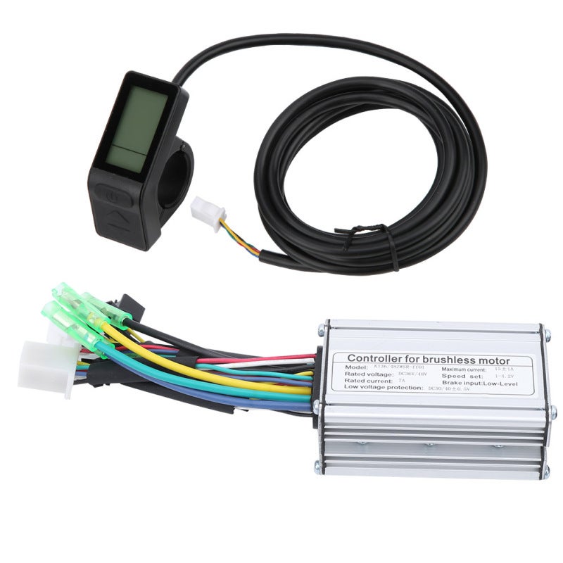 مجموعة تحكم الدراجة الكهربائية مع محرك بدون فرش - شاشة KT LCD4 36 فولت و48 فولت لتحويل الدراجة الكهربائية - Image 5
