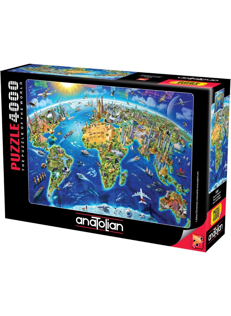 Anatolian 4000 Piece Puzzle / Symbols of the World - Code 5202  - Image 1