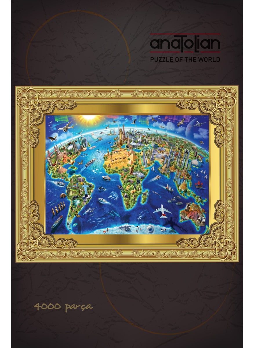 Anatolian 4000 Piece Puzzle / Symbols of the World - Code 5202  - Image 4