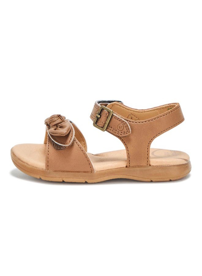 Stride rite Girl's Sr Whitney Sandal, Tan, 8 Little Kid - Image 2