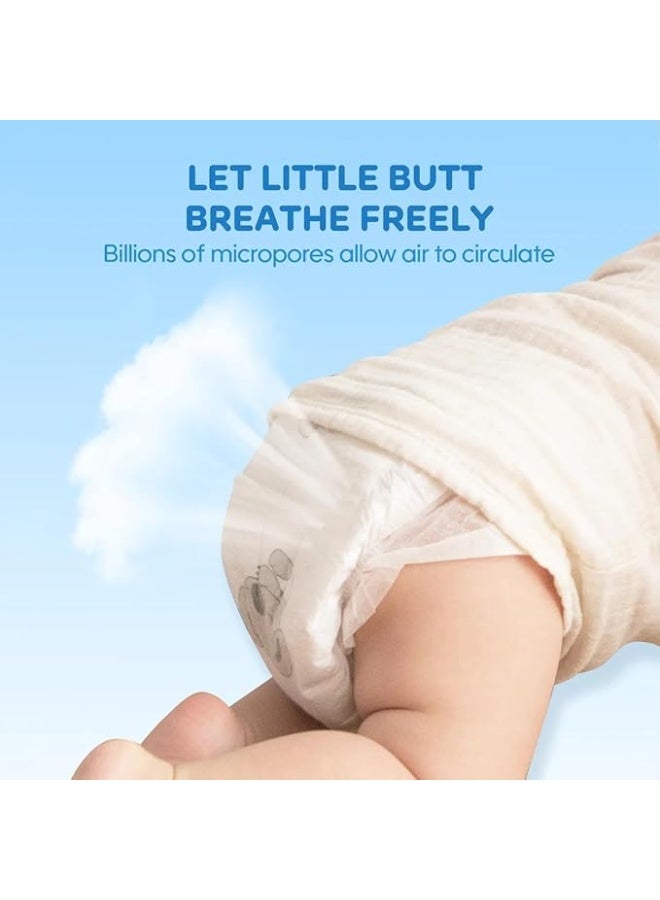 حفاضات بيبي كول بنطلون - المقاس الكبير (7–14 كجم) | 44 قطعة | جفاف لمدة 12 ساعة | حفاضات ناعمة وقابلة للتنفس | تصميم سهل السحب | المقاس 4 - Image 4