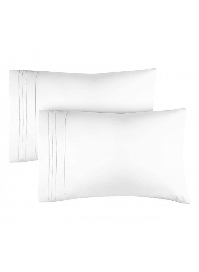 CGK Unlimited King Size Pillow Cases Set of 2 Soft, Premium Quality Pillowcase Covers Machine Washable Protectors 20x40, 20x36 & 20x48 Pillows for Sleeping 2 PC - King Size Pillow Cover Bedding  - Image 1
