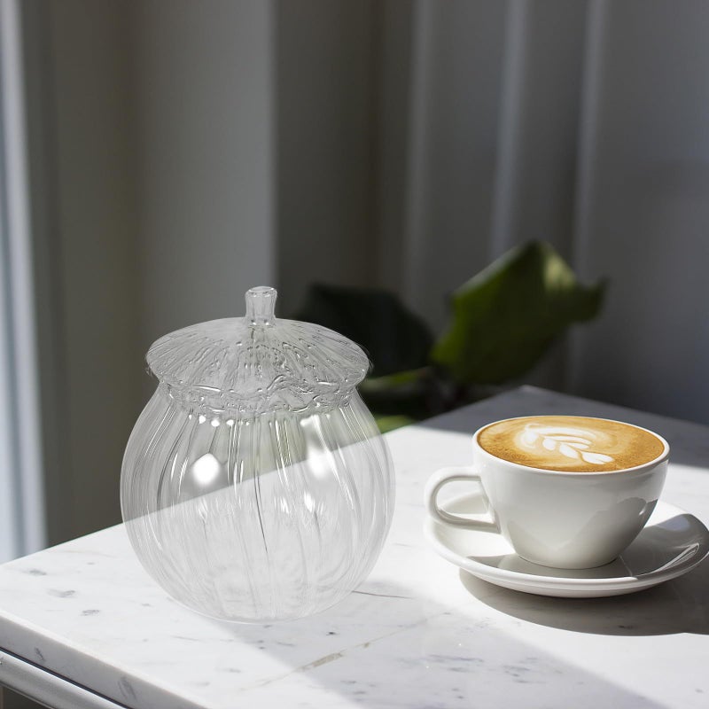 High Borosilicate Glass Sugar Jar 500ml Airtight Storage Container for Kitchen - Image 5