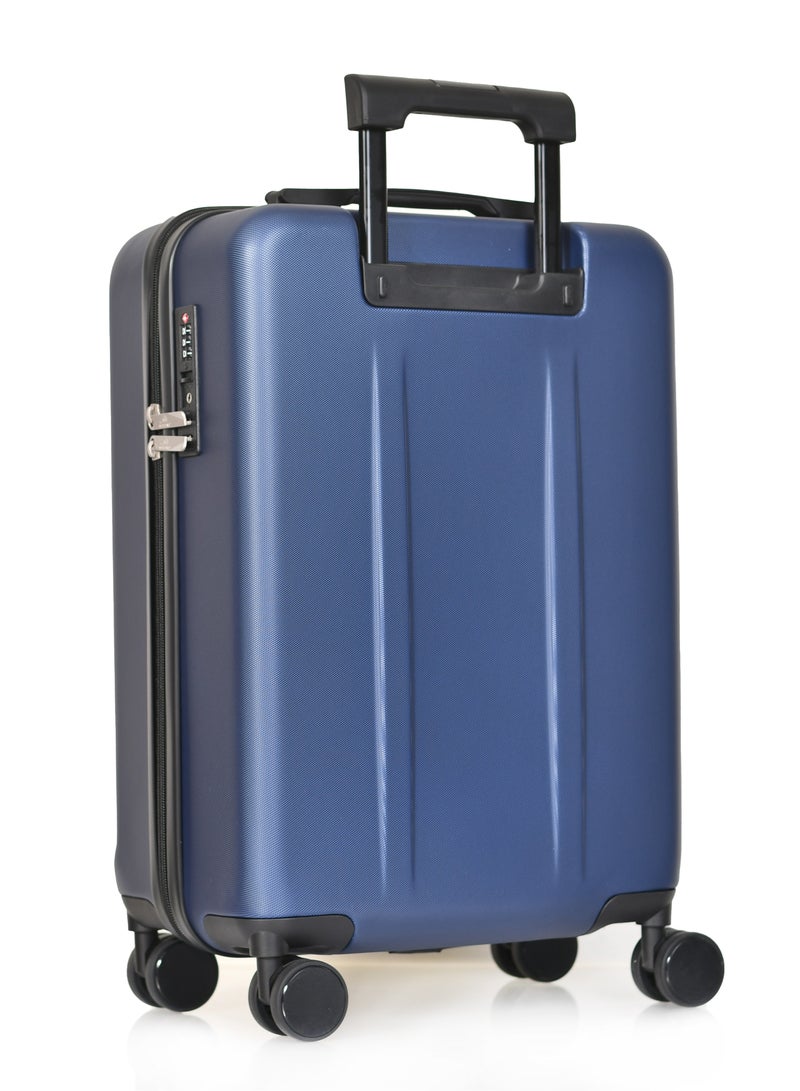 مورانو حقيبة سفر من مورانو مناسبه للحمل داخل كابينه الطائرة تمتاز بأربع عجلات دوارة مقاس 20 بوصة مع قفل TSA (كحلي) - Image 4