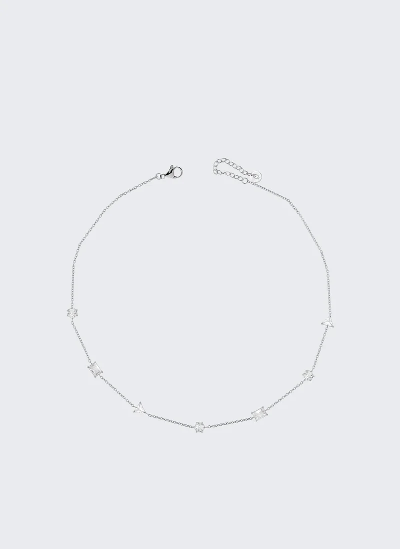 ليو جو عقد مزين بكريستالات