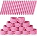 Vinsot 30 Pcs Silicone Slap Bracelets Gift for Kids DIY Slap Bands Party Favor Soft Blank Snap Wristbands Bulk for School Craft Project Painting Classroom Prizes Birthday WeddingPink - Image 2
