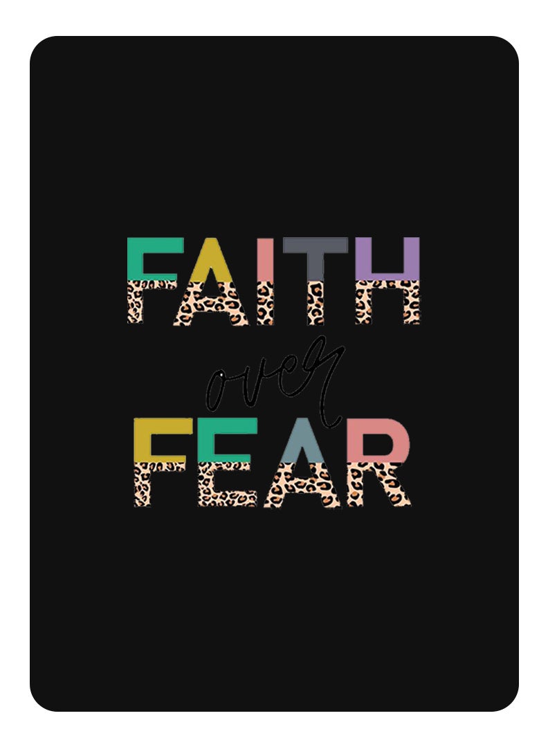 Theodor Protective Flip Case For Samsung Galaxy Tab S7 - S8 With Trifold Stand Auto Wake Sleep Shockproof Cover Faith over fear copy - Image 1