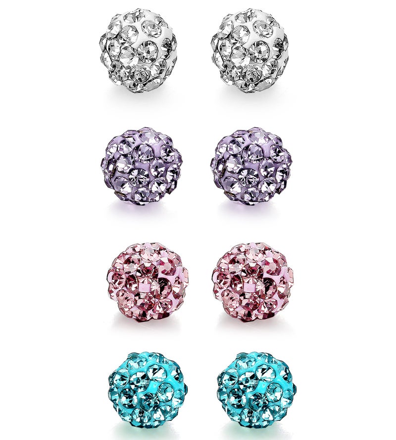 ORAZIO 6-8 Pcs 14G 316L Stainless Steel CZ Nipple Piercing Barbell Belly Button Ring for Women - Image 4